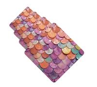 Mermaid scales background Car Air Freshener Cards for Women Men 4 Pack Cute Car Accessories Long Lasting Scent Car Diffuser Hanging Auto Aromatherapy Tablets Car Fresheners Gifts