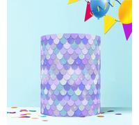MERMAID SCALES CAKE WRAP AROUND EDIBLE CAKE TOPPER ICING SHEET DECORATION 1 SHEET