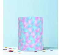 MERMAID SCALES WRAP AROUND EDIBLE CAKE TOPPER ICING SHEET DECORATION 3 SHEETS