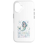 Mermaid Security Ocean Adventure Protector Graphic Case for iPhone 16
