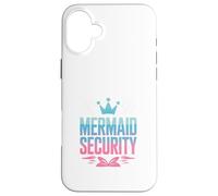 Mermaid Security Ocean Adventure Protector Graphic Case for iPhone 16 Plus