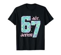 Mermaid Shed Pattern 67 Six Seven Cute Meme Trend Girls T-Shirt