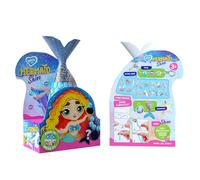 Lovin Slime - Mermaid Shine Blue Slime 250ml, Fidget Toys Stretchy Anti-Stress Slime - Squishy Kids Slime for Party Bags Fillers - Fun and Relaxing Playtime Activity