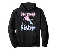 Mermaid Sister Magical Ocean Proud Big Sis Sibling Pullover Hoodie