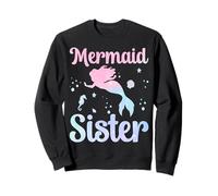 Mermaid Sister Magical Ocean Proud Big Sis Sibling Sweatshirt