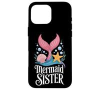 Mermaid Sister Ocean Adventure Sea Lover Style Case for iPhone 16 Pro Max