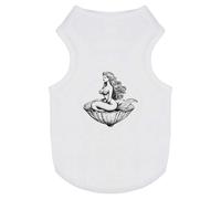 'Mermaid Sitting in a Clam Shell' Pet Dog/Cat T-Shirt (PT00152214)