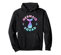 Mermaid Squad Birthday Party Matching Family Pullover Hoodie