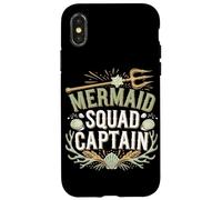 Mermaid Squad Captain Ocean Lover Case for iPhone X/XS