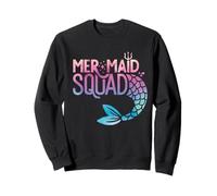 Mermaid Squad Matching Family Birthday Party Fun Sweatshirt