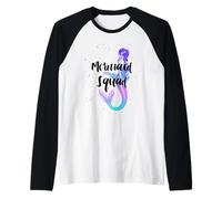 Mermaid Squad Raglan Baseball Tee