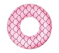 Mermaid Swim Ring, Sequined Inflatable Thickened PVC Pool Float for Swimming Pool Relaxation, Beach Seaside Playing, Foldable Underarm Ring for Summer Party Lovers & Water Activity Enthusiasts