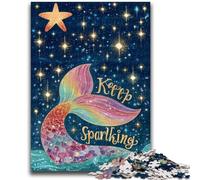 Mermaid Tail 1000 Piece Jigsaw Puzzles for Adults Gifts,Stress Reliever Difficult Challenge Deal As Gifts for The Whole Family (50x75cm)