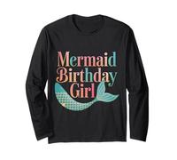 Mermaid Tail Mermaid Birthday Girl Birthdayparty Long Sleeve T-Shirt