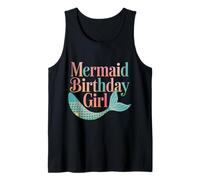 Mermaid Tail Mermaid Birthday Girl Birthdayparty Tank Top