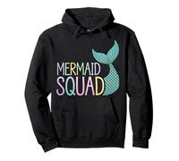 Mermaid Tail Mermaid Squad Pullover Hoodie