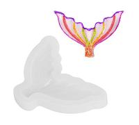 Mermaid Tail Mold, Large Mermaid Silicone Fondant Mould Fish Tail Epoxy Mold 3D Fondant Cake Moulds Silicone Baking Molds Candy Mold for Chocolate Sugar Cake Decoration