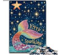 Mermaid Tail Puzzles for Adults Teens 1000 Pieces, Educational Stress Relief Toy for Is Ideal As A Gift for The Whole Family (26x38cm)