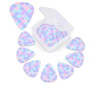 Mermaid tattoo Print Guitar Picks 12 Pack Guitar Plectrums with Storage Box Bass Picks For Acoustic Guitar Bass Electric Ukulele Includes 0.46mm, 0.71mm, 0.96mm