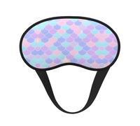 Mermaid Tattoo Sleep Mask Soft Eye MaskBlindfold Eyeshade Smooth Comfortable Eye Cover with