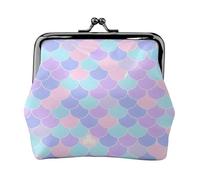 Mermaid Tattoo Women’s Small Coin Purse,Rectangle Kiss Lock Coin Pouch, Pocket-Sized, Mini Coin Purse for Women