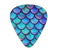 Mermaid Teal Fish Premium Bass Electric Guitar Picks,Guitar Plectrum For Unparalleled Musical Experience