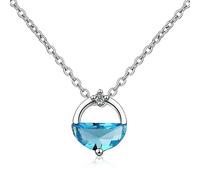 Mermaid Tears Foam Clavicle Chain Student Simple Creativity Fresh 925 Sterling Silver Temperament Female Necklace Gift