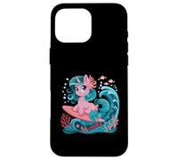 Mermaid Unicorn Surf Adventure Ocean Fun Case for iPhone 16 Pro Max