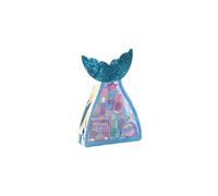 Mermaid Vibes Makeup Set with 8 Pieces Including Lip Gloss Nail Polish Body Shimmer and More in Mermaid Bag Ages 3 for Parties Sleepovers and
