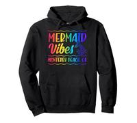 Mermaid Vibes Monterey Beach California Bachelorette Party Pullover Hoodie