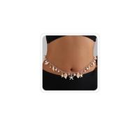 Mermaid Waist Chain Mermaid Costume Accessories Seashell Belt for Women Gold Starfish Jewelry Pearl Waist Chain Summer Beach, Middle, Non-Precious Metal, No Gemstone