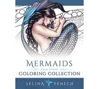 Mermaids - Calm Ocean Coloring Collection: 2 (Fantasy Coloring by Selina)