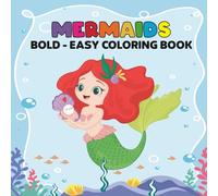 Mermaids Coloring Book for Little Artists: Simple Ocean Adventures for Kids