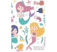 Mermaids Notebook for Girls: Writing and Drawing Journal Notebook, Cute Mermaids for Girls 6"x9" 110 Pages