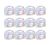 Mermaids Party Tableware Set For Kids Birthday Celebration Paper Gift Boxes Bags Hanging Swirls Banners Cake Toppers Fantasy Theme Party Supplies