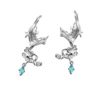Mermaids Tail Ear Cuff Copper Unisex Clip On Ear Jewelry With Secure Fit Earrings Accessories For Men And Women Stylish Frosted Fishtail Accessory