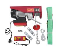 Mermajestic 250 KG Electric Hoist Lift with Wireless Remote Control, 550W 12M Lifting Overhead Electric Hoist with Dual Cable Modes for Construction Warehouse Etc