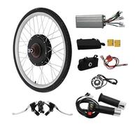Mermajestic 28 Inch Ebike Conversion Kit 48V 1000W Rear Wheel Hub Motor Kit with PAS Sensor, Rotation Speed up to 440rpm, Rear Electric Bike Wheel for Handbrake, Disc Brake