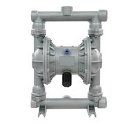 Mermajestic Air Operated Double Diaphragm Pump 1.5 Inch Inlet/Outlet Pneumatic Waste Oil Transfer Pump with Dual Diaphragm 4.7 CFM Flow Rate Air Diaphragm Pump Aluminum Alloy for Chemical