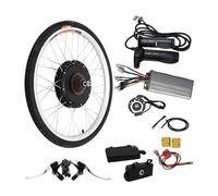 Mermajestic Electric Bike Conversion Kit 26" Rear Wheel 48V 1000W EBike Kit, Electric Bicycle Motor Conversion Kit with Brushless Gear Hub Motor, Controller, Pedal Assist Sensor, 7-Speed Flywheel