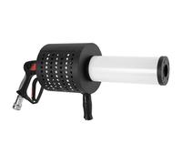 Mermajestic LED Handheld CO₂ Confetti Machine, Battery-Powered CO₂ Smoke Machine with 7-Color LED Lights and 10ft Hose, Manual Trigger Control, for Special Event, Parties, Club, Concerts
