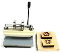 Mermajestic Manual Die Cutting Embossing Machine, Hand Embossing Machine with Anti-Slip Feet and Stainless Steel Seal Parts, Portable Die Cut Embosser Cutting Die Machine, Double Guide Shafts