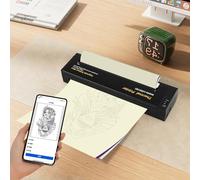 Mermajestic Tattoo Stencil Printer,Tattoo Stencil Machine A4 Tattoo Thermal Printer Drawing For DIY,Temporary and Permanent Tattoos with Bag,Portable Countertop Tattoo Transfer Machine with USB,203DPI