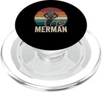 Merman Mythical Ocean Legend Art PopSockets PopGrip for MagSafe