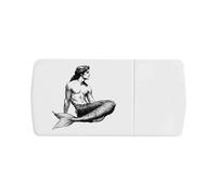 'Merman Sitting' Pill Box with Tablet Splitter (PI00034057)