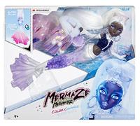 Mermaze Mermaidz Winter Waves - CRYSTABELLA - Includes Mermaid Fashion Doll, Colour Change Fin, Glitter-Filled Tail, and Accessories - For Kids and Collectors Ages 4+, Pink,Purple,White