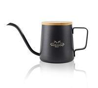MERMOO YILAN Gooseneck Kettle 350 ml Coffee Kettle Coffee Pot Small Stainless Steel Gooseneck Coffee Maker Pour Over Kettle Coffee Pot (Black)