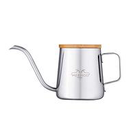 MERMOO YILAN Gooseneck Kettle 350 ml Coffee Kettle Coffee Pot Small Stainless Steel Gooseneck Coffee Maker Pour Over Kettle Coffee Pot (Silver)