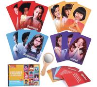 MEROCO Feelings Emotions Cards for Kids Therapy, Realistic Picture Cards for Speech Therapy Mirror, Aba Therapy Materials Autism Social Emotional Learning Materials