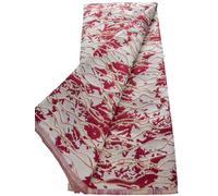 MEROR BOX African Cotton Fabric 5 Yards, Colorfast Durable Cloth, Soft Strong Anti-Pilling Sewing Material for Wedding Dress, Party Wear, DIY Tailoring & Handmade Crafts (45117)